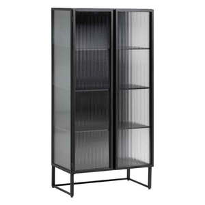 Čierna oceľová vitrína 70x143x41 cm Trixie – Kave Home vyobraziť
