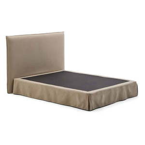 Taupe čalúnená dvojlôžková posteľ 160x200 cm Jaira – Kave Home vyobraziť