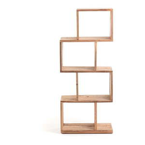 Knižnica z teakového dreva v prírodnej farbe 55x132x30 cm Aroba – Kave Home vyobraziť