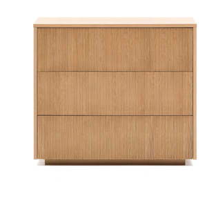 Komoda v dekore duba v prírodnej farbe 90x79x50 cm Helvine – Kave Home vyobraziť