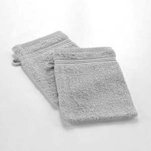Svetlosivá bavlnená žinka 15x21 cm Tendresse – douceur d'intérieur vyobraziť