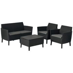 Ambia Garden TERASOVÁ SEDACIA SÚPRAVA, 8-dielne, plast, textil vyobraziť