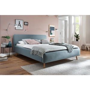 Livetastic ČALÚNENÁ POSTEĽ, 160/200 cm, svetlomodrá vyobraziť