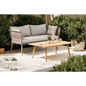 Ambia Garden SÚPRAVA ZÁHRADNÉHO NÁBYTKU drevo, kov, textil vyobraziť