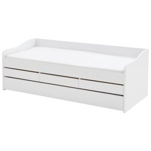 Carryhome VÝSUVNÁ POSTEĽ, 90-180/200 cm biela vyobraziť