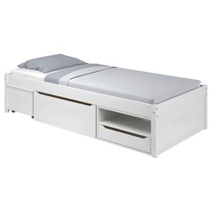 MID.YOU POSTEĽ S ÚLOŽNÝM PRIESTOROM, 90/200 cm biela vyobraziť