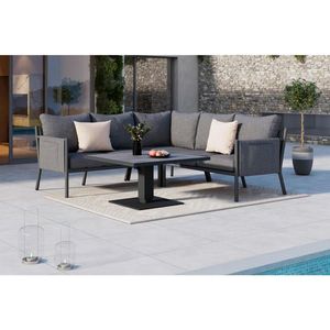 Ambia Garden TERASOVÁ SEDACIA SÚPRAVA 3-dielne, kov, textil vyobraziť