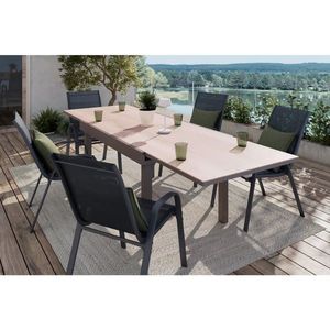 Ambia Garden ZÁHRADNÝ STÔL, kov, plast, 135/270/75/90 cm135/270/75/90 cm vyobraziť