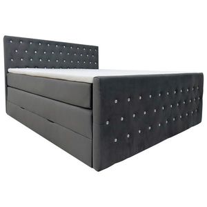 Livetastic BOXSPRINGOVÁ POSTEĽ, 140/200 cm, čierna vyobraziť