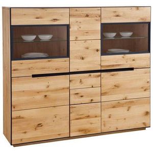 Linea Natura VYSOKÁ KOMODA, divoký dub, farba duba, 155/136/38 cm vyobraziť