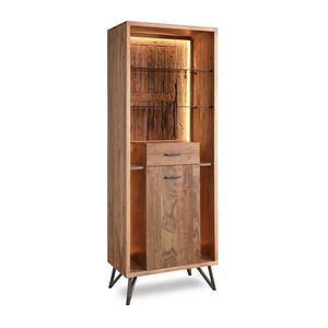 Livetastic VITRÍNA, akácia, farba akácie, 72/195/40 cm vyobraziť