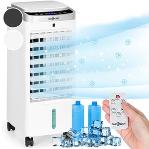 OneConcept Freshboxx Pro, ochladzovač vzduchu, 3 v 1, 65 W, 966 m³/h, 3 stupne prúdenia vzduchu, biely vyobraziť