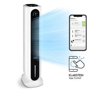 Klarstein Polar Tower Smart, ochladzovač vzduchu, ventilátor, 85 W, 7 l, diaľkový ovládač, 5 x chladiaci box vyobraziť