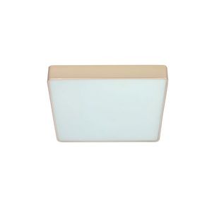 Stropné svietidlo Quattro, štvorcové perleťové stropné svietidlo 35x35, 18W LED, biele tienidlo 4000K vyobraziť