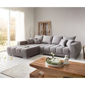 Josea 300x220 cm Mikrovlákno Stone Šedá Sedací souprava Recamiere Levá vyobraziť