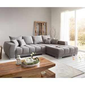 Sedací souprava krajina Josea 300x220 cm mikrovlákno kámen Šedá vyobraziť