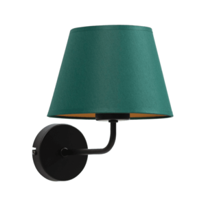 Ďalej lampa Vespillo 20x20x23cm 1A zelená/zlatá vyobraziť