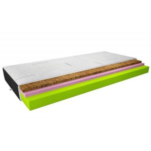 Termoelastický matrac Sergio 200x200 Kašmír + Zamat čierna vyobraziť