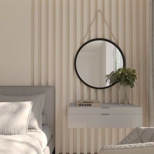Grace okrúhle zrkadlo na povrázku 60cm čierny vyobraziť