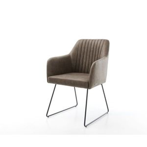 Jedálenská stolička Greg-Flex taupe vintage black base vyobraziť