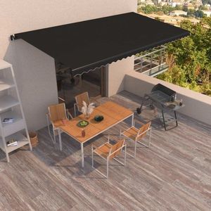 Ručne zaťahovacia markíza 400x350 cm Dekorhome vyobraziť