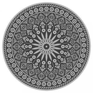 Vonkajší koberec Ø170 cm mandala Dekorhome vyobraziť