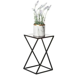 Stojan na kvetiny Loftstyle 2 40 cm čierny vyobraziť