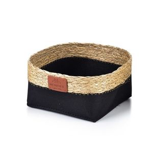 Úložný košík Bali 20x20x11 cm čierny vyobraziť