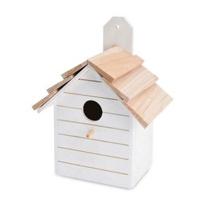Vtáčia búdka HOME biela vyobraziť