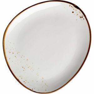 Mäser Oválny tanier Pintar White hnedé bodky 26 x 23 cm, S vyobraziť