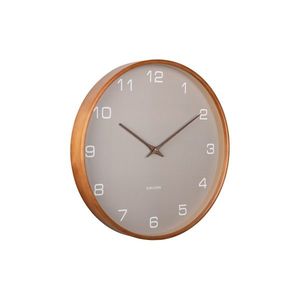 Dizajnové nástenné hodiny Karlsson 5993GY sivé, priemer 40 cm vyobraziť