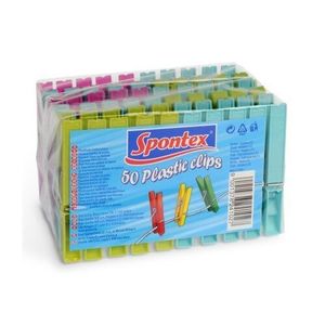Spontex Štipce na bielizeň plastové, 50 ks vyobraziť