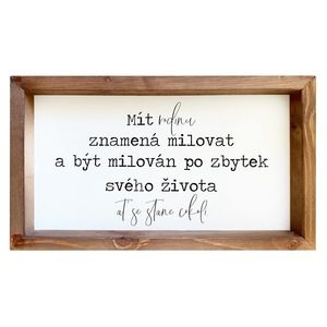 Bohemia Gifts Dekoračný obrázok - Mít rodinu, 20 x 35 cm vyobraziť