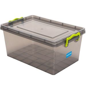 Plastový úložný box 15, 5 l, sivá vyobraziť