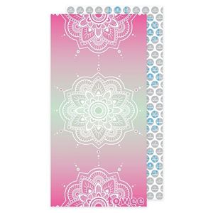 Towee Rýchloschnúca osuška MANDALA pink, 80 x 160 cm vyobraziť