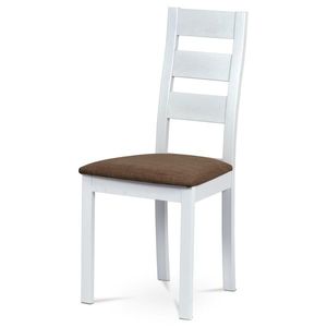 Jedálenská stolička z masívneho dreva BC-2603 WT, biela vyobraziť