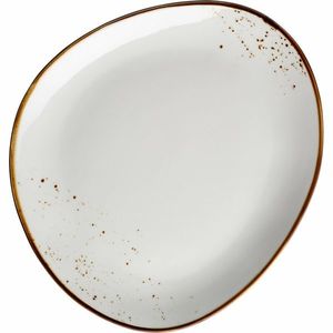 Mäser Oválny tanier Pintar Biele hnedé bodky 29 x26 cm, L vyobraziť