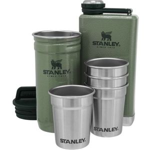 Stanley Darčeková súprava fľaša/fľaša sérieAdventure 250 ml + panáky 4 ks zelená vyobraziť