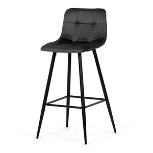 Barová stolička B-X7015 GREY2, tmavosivá vyobraziť