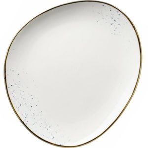 Mäser Oválny tanier Pintar Biele modré bodky 29 x26 cm, L vyobraziť