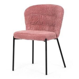 Jedálenská stolička Bouclé CT-W1077 PINK2, ružová vyobraziť