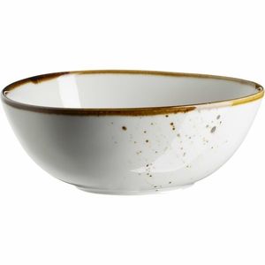 Mäser Oválna miska Pintar White hnedé bodky 15, 5 x 13, 5 cm, M vyobraziť