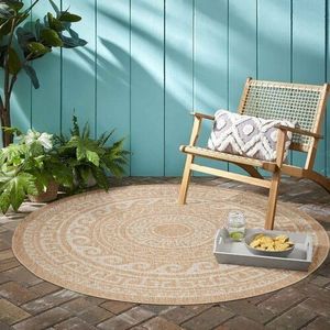 Vopi Kusový koberec Comilla 0887 beige, priemer 120 cm vyobraziť