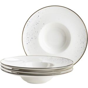 Mäser 4-dielna súprava gurmánskych tanierov Pintar White modré bodky 26 cm vyobraziť