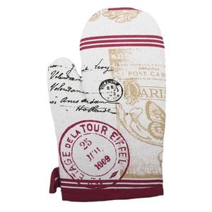 Chňapka kuchynská, Paris Vintage, bordová vyobraziť