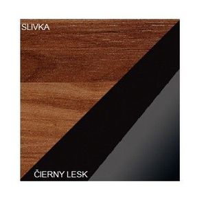 ArtCross Vitrína MAMBA | MAM 06 Farba: Slivka / čierny lesk vyobraziť