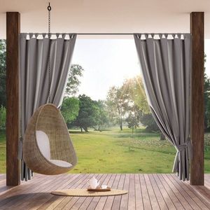 ArtFir Záves na terasu GARDEN PU | tmavosivá 155 x 260 cm vyobraziť
