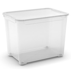 CURVER Úložný box T BOX XL 70L s vekom | transparentná vyobraziť