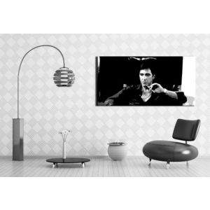 Ručne maľovaný POP Art obraz Scarface 140x70 cm vyobraziť