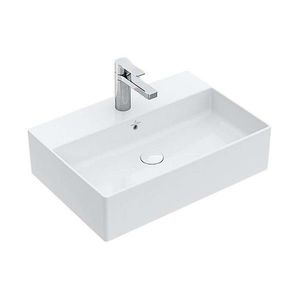 VILLEROY & BOCH - Memento 2.0 Umývadlo na dosku, 50x42 cm, s prepadom, otvor na batériu, CeramicPlus, alpská biela 4A0750R1 vyobraziť
